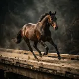 Horse Galloping Across a Wooden Bridge sound effect artwork