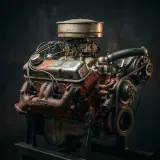 Vintage Truck Engine Idle and Shut Off sound effect artwork