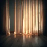 Gentle Floor Creak and Curtain Rustle sound effect artwork