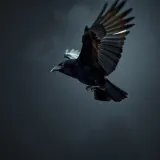 Raven Wings Rapidly Flapping By sound effect artwork