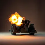 Heavy Artillery Gun Firing with Metallic Ring sound effect artwork