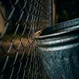 Metal Bin Scraping Wire Fence sound effect artwork