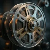 Spinning Metal Reel Clicks and Flutter sound effect artwork