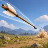 Arrow fired with whistling flight and distant impact sound effect artwork