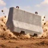 Illustrated thumbnail for Heavy Concrete Barrier Dropping onto Soft Dirt