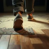 Slipper Steps from Carpet to Parquet sound effect artwork
