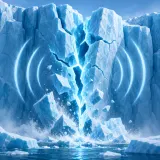 Illustrated thumbnail for Massive Glacier Ice Cracking and Echoing