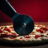 Pizza Cutter Rolling Slices sound effect artwork