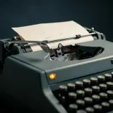Humming Electric Typewriter Typing sound effect artwork
