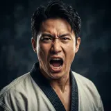 Male Martial Arts Shout sound effect artwork