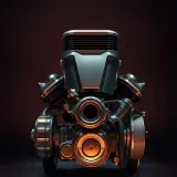 Supercharged Engine Starting and Idling sound effect artwork