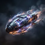 Buzzy Alien Weapon Projectile Fly By sound effect artwork
