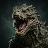Reptilian Monster Pain Shriek sound effect artwork