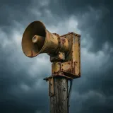Distant Tornado Warning Siren sound effect artwork
