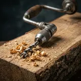 Manual Brace Drill Boring Wood sound effect artwork