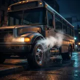 Bus Arrival with Air Brakes Hiss sound effect artwork