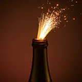 Champagne Bottle Cork Pop sound effect artwork