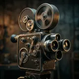 Vintage Film Camera Motor Whirring sound effect artwork