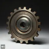 Rickety Metallic Gear Turning Rapidly sound effect artwork