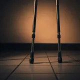 Crutches Walking Across Tile sound effect artwork