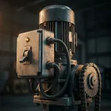 Electric Hangar Door Motor Start sound effect artwork