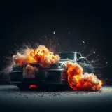 Car Blast Debris and Alarm sound effect artwork
