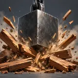 Heavy Metal Drop and Wood Debris Crash sound effect artwork