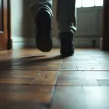 Slow Creaking Parquet Footsteps sound effect artwork