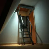 Attic Hatch Stair Release sound effect artwork