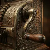 Vintage Cash Register Crank sound effect artwork