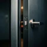 Soft Metal Office Door Close sound effect artwork
