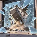 Heavy Storefront Crash with Shattering Glass and Debris sound effect artwork