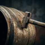 Heavy Hollow Metal Clang sound effect artwork