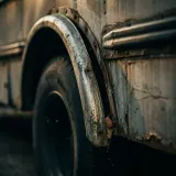 Wind Rattling Parked Bus Fender sound effect artwork
