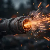 Distant Machine Gun Burst sound effect artwork