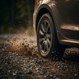 Car Start and Drive Away on Gravel sound effect artwork