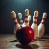 Bowling Strike Pin Scatter sound effect artwork