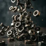 Metal Nuts and Hardware Drop sound effect artwork