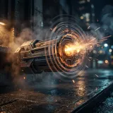 Urban Pistol Shots with Echoes sound effect artwork