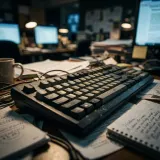 Newsroom Keyboard Typing and Chatter sound effect artwork