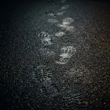 Running Footsteps on Asphalt Road sound effect artwork
