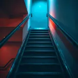 Climbing Metal Stair Footsteps sound effect artwork