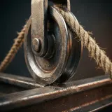 Metal Pulley Rolling on Track sound effect artwork