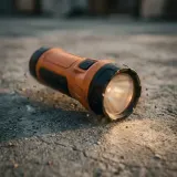 Plastic Flashlight Rolling on Concrete sound effect artwork
