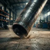 Heavy Steel Pipe Falling in a Warehouse sound effect artwork
