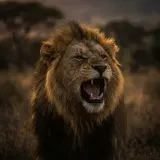 Lion Roaring in the Savanna sound effect artwork