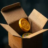 Toy Coin Rattling in Box sound effect artwork